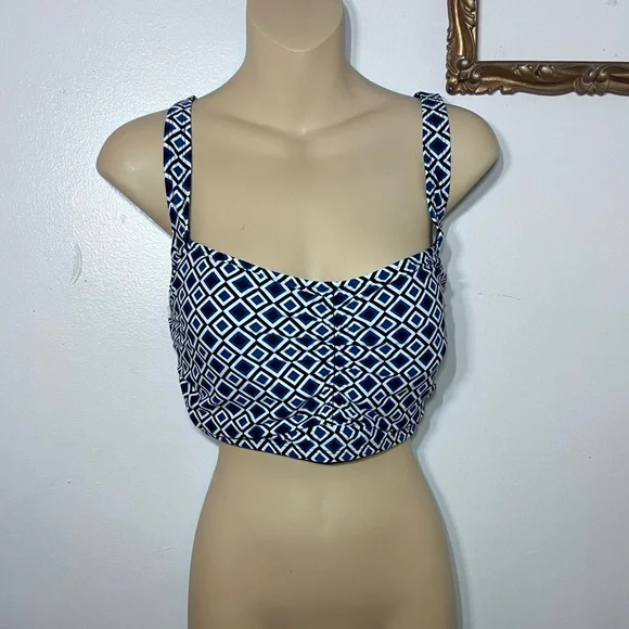 Beach House Women For Torrid Bikini Top New With Tag Size 18W Padded Tie Back A4 - Picture 6 of 11